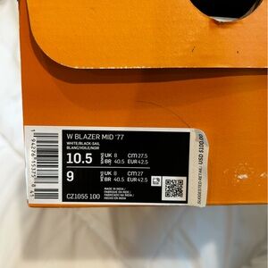 Nike Blazer High Top ‘77 Size 10.5 Women